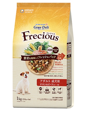 アダルト成犬用チキン＆ビーフ入り